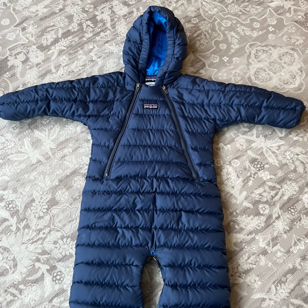 Patagonia Infant Navy Puffer Suit